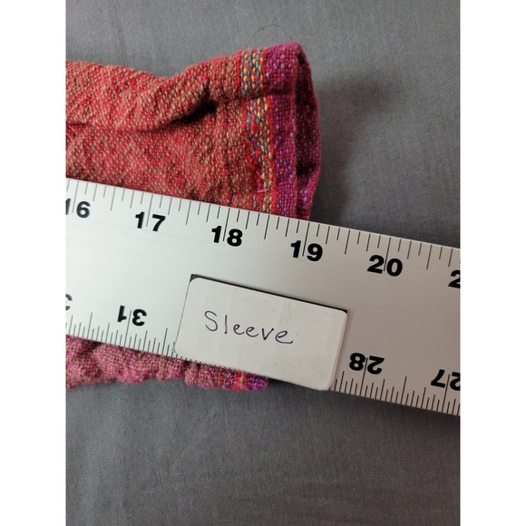 Vintage Adini Bright Plaid Color Block Cotton Shift  Dress Nepal‎ Large - Picture 9 of 11